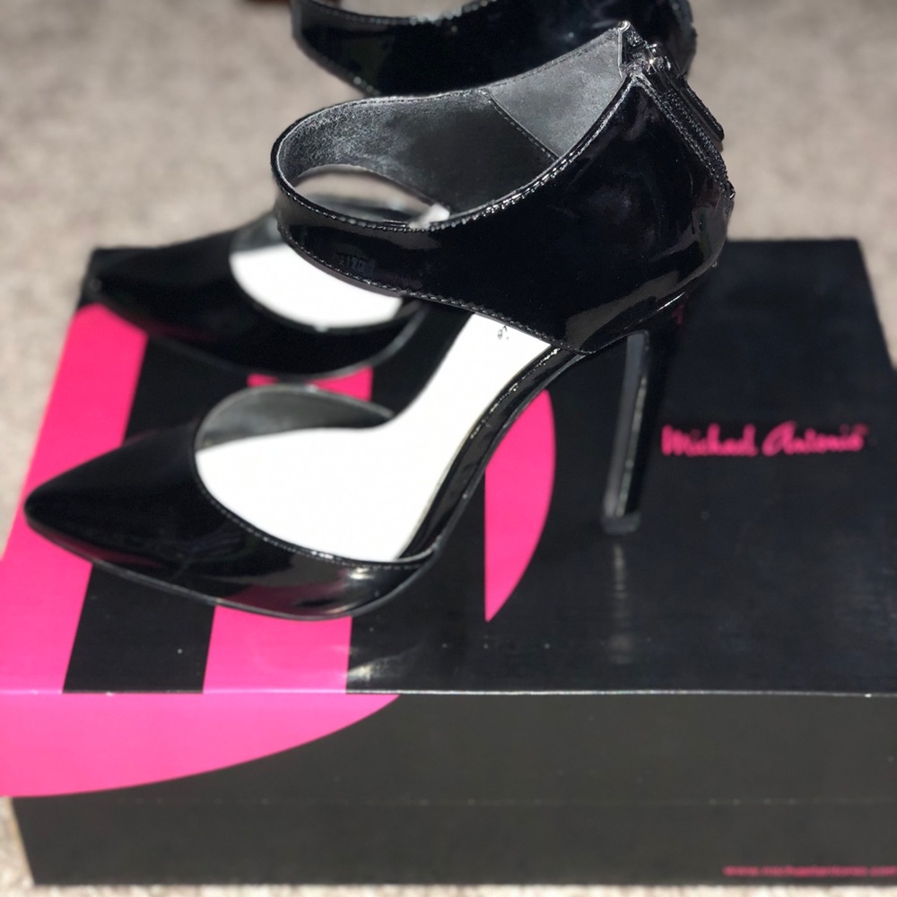 Black patent leather Stiletto’s